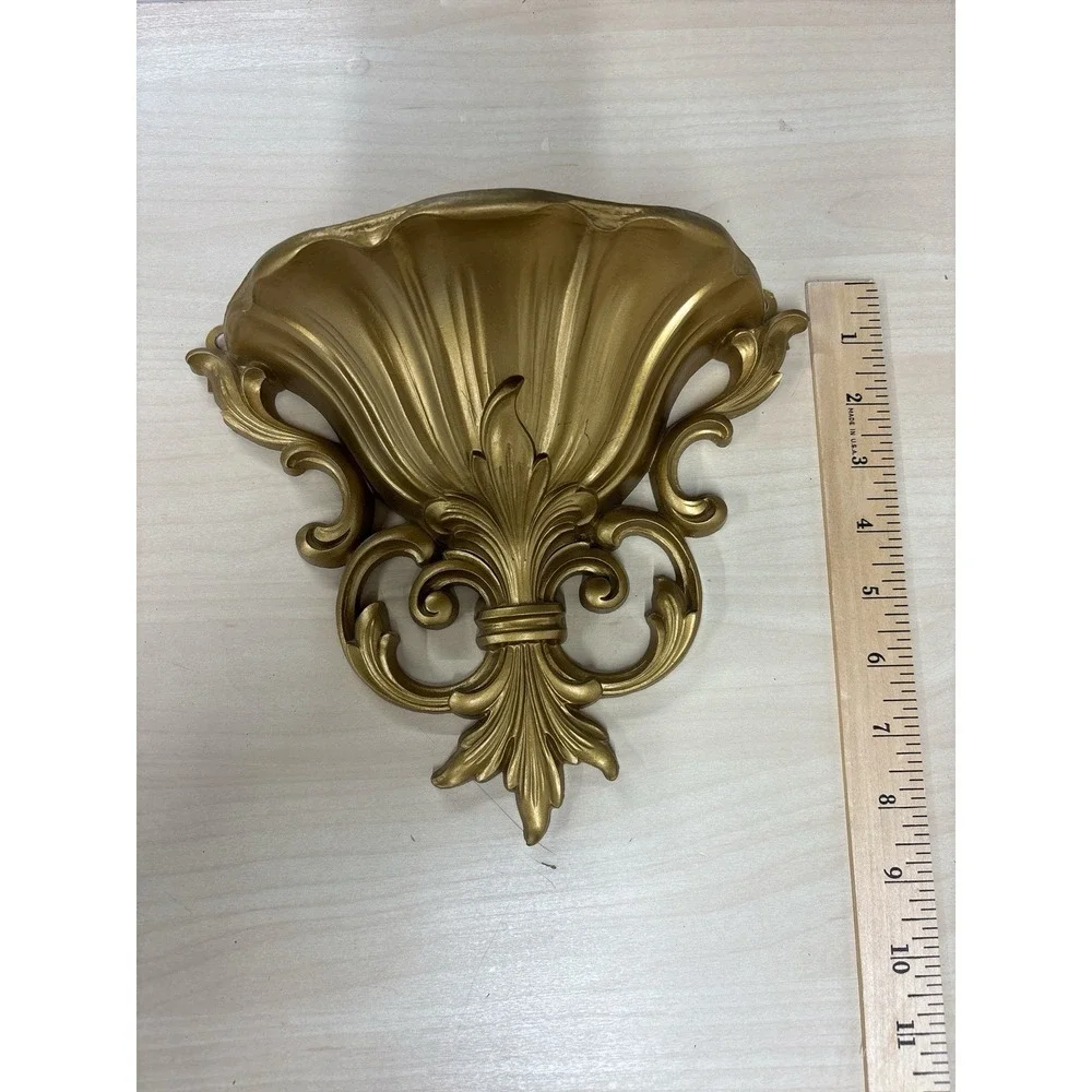 Homco vintage gold